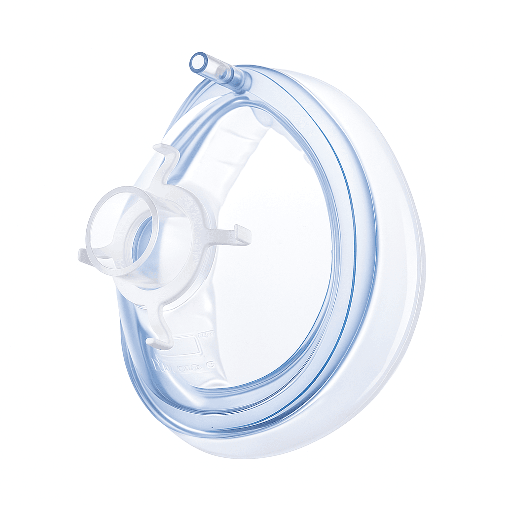 Анестезіологічна маска з полуничним запахом CRYSTAL (для дітей розмір - 4) KM-204s